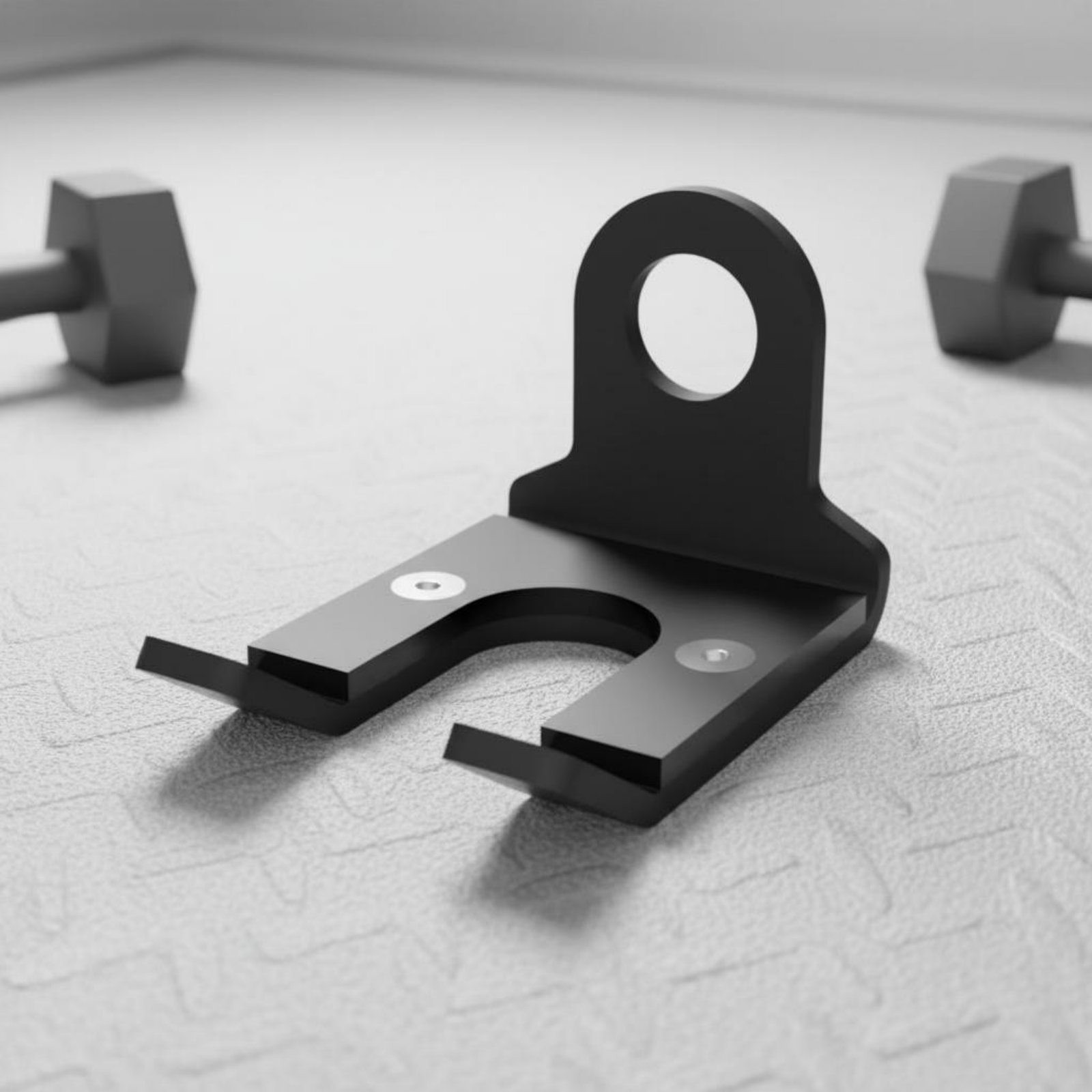 Home Gym Wall - Single Barbell Mount Wall Mounted Standard
