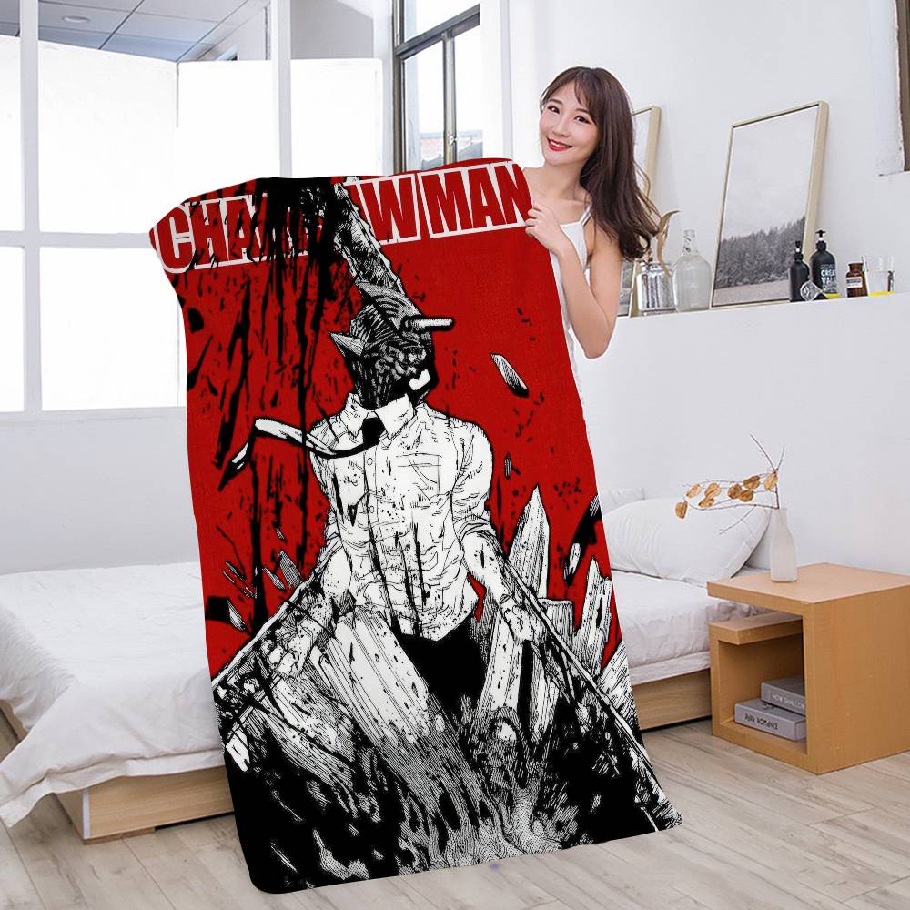 Sauna Home Gym - Anime Chainsaw Man Beach Towel Playa