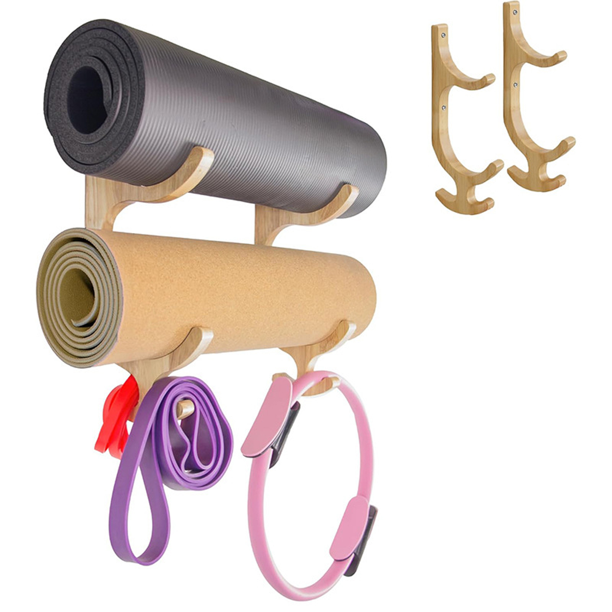 2piece Resistance Band Holder  - Home Gym Wall 评论和价格