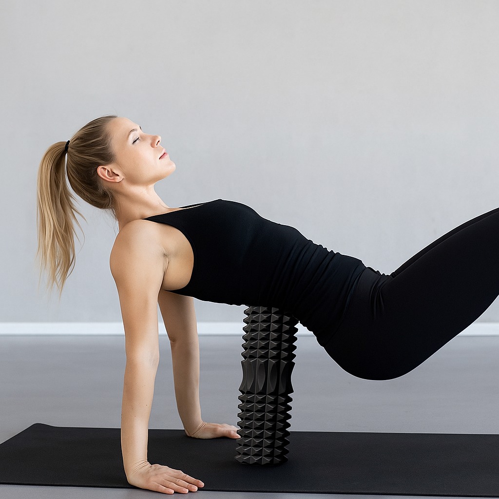 EVA Foam Fitness Back Roll Tri - Foam Roller High Density 评论和价格