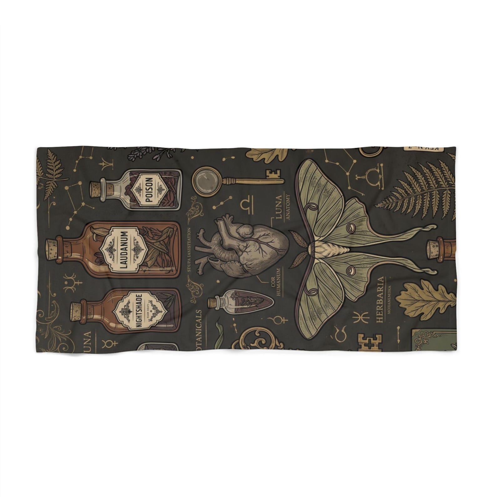 Vintage Apothecary Moth Patter - Sauna Home Gym 评论和价格