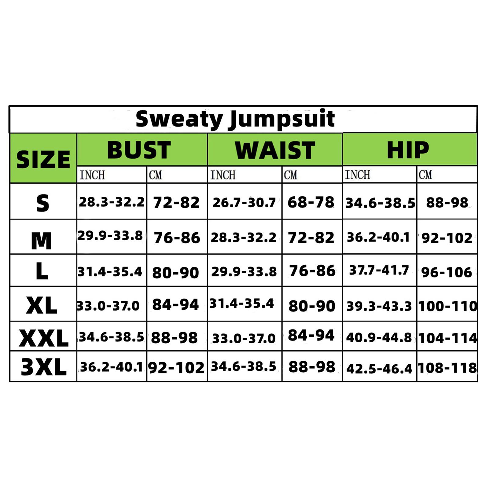 Sauna Jumpsuit Sauna Suits Wom - Sauna Home Gym 评论和价格