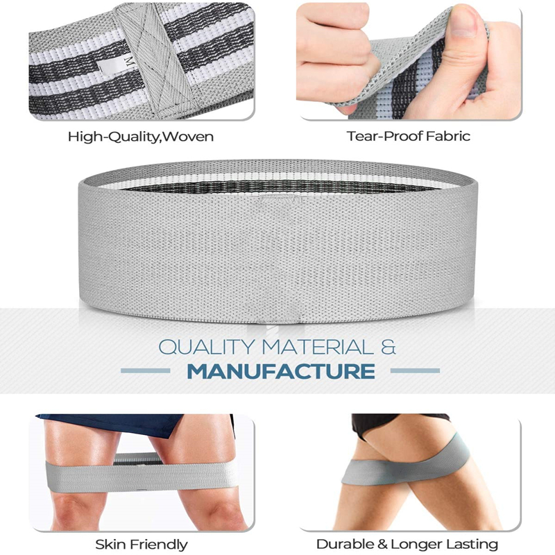 3PCS Women Men Fabric Resistan - Home Gym Kit For Men 评论和价格