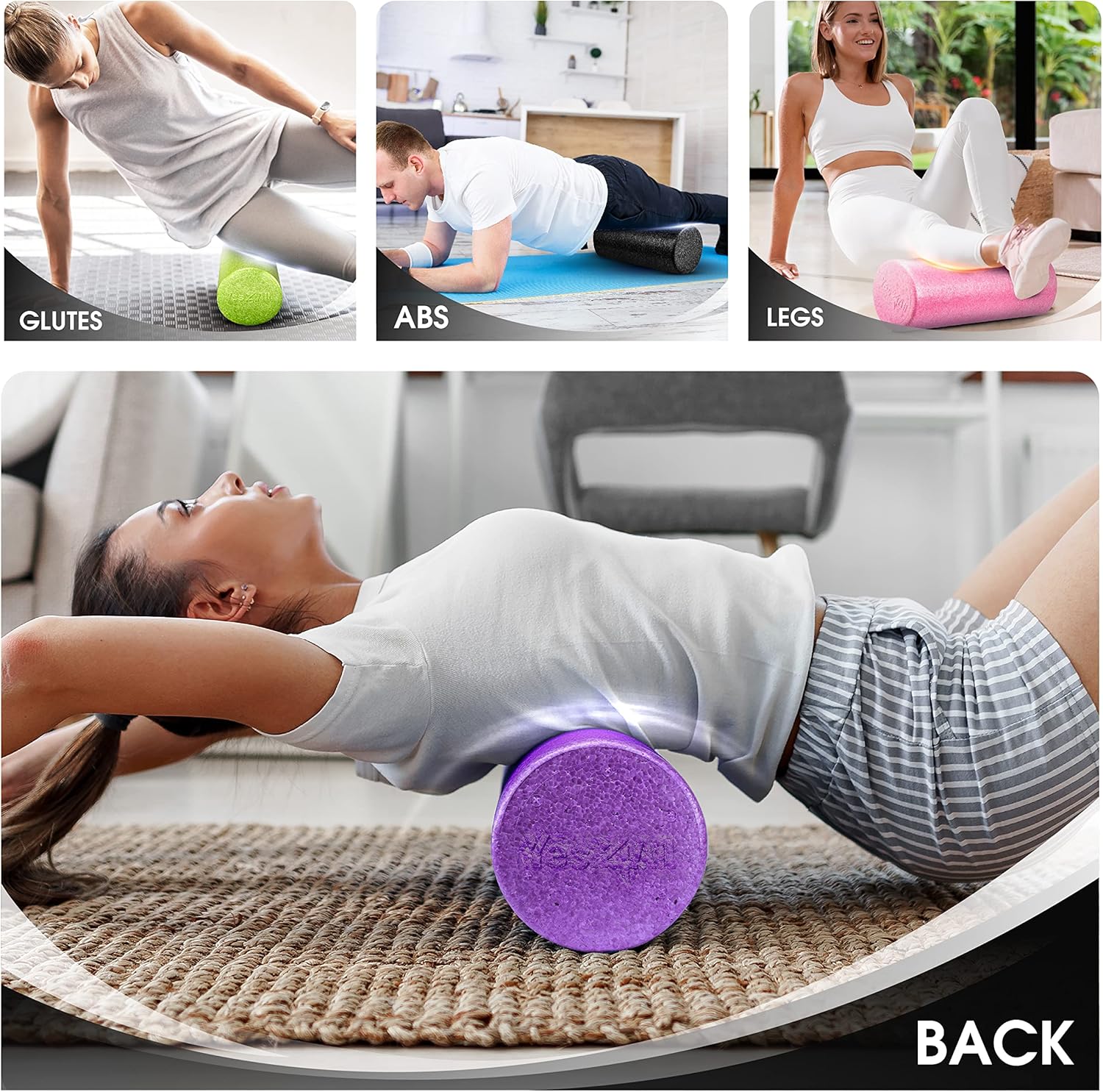 ‌30/45CM High Density EPP Foam - Foam Roller High Density 评论和价格