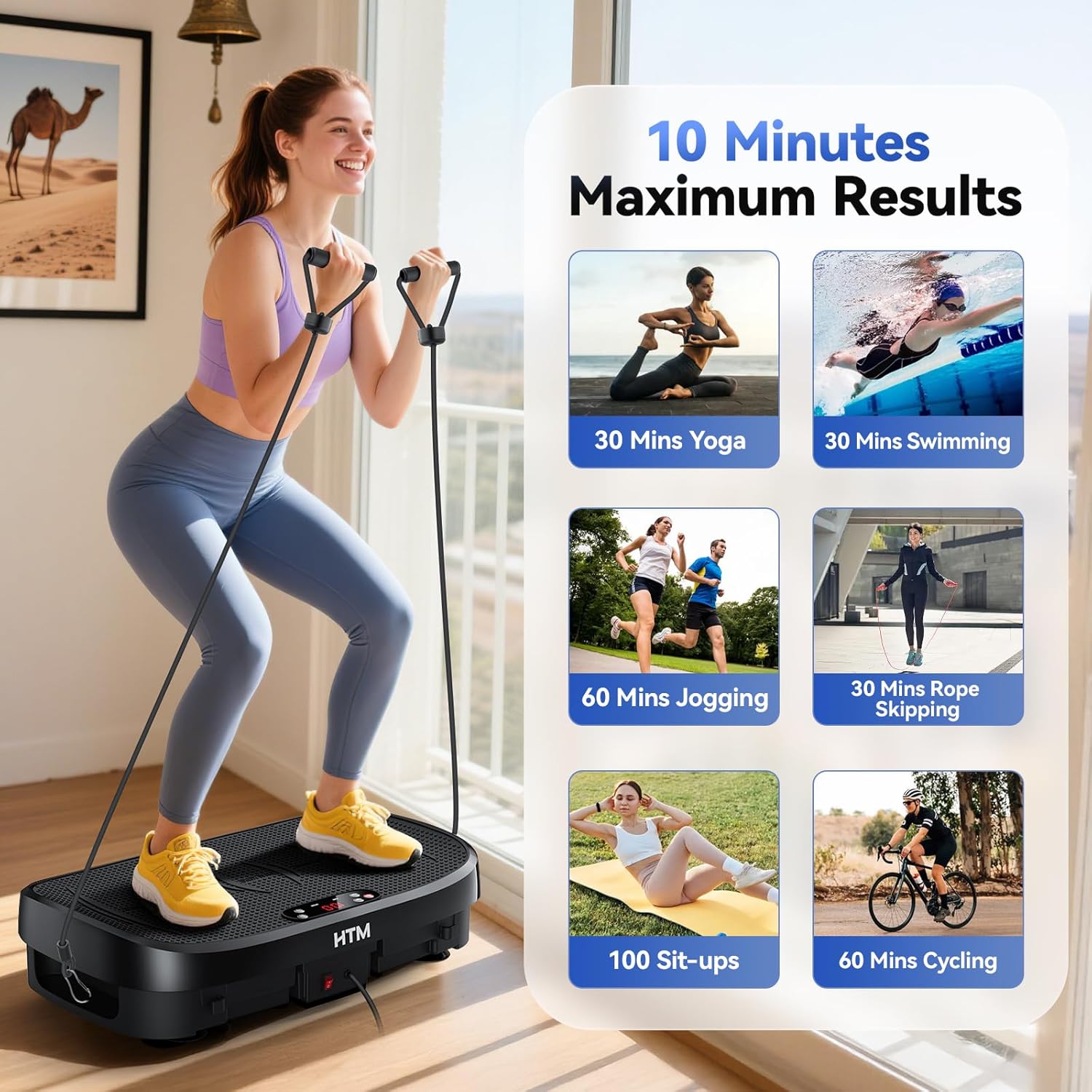 Vibration Plate Fat Burning Fi - Home Gym Mma 评论和价格
