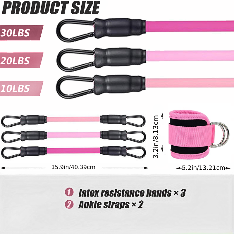Ankle Resistance Bands Portabl - Home Gym Recommendations 评论和价格