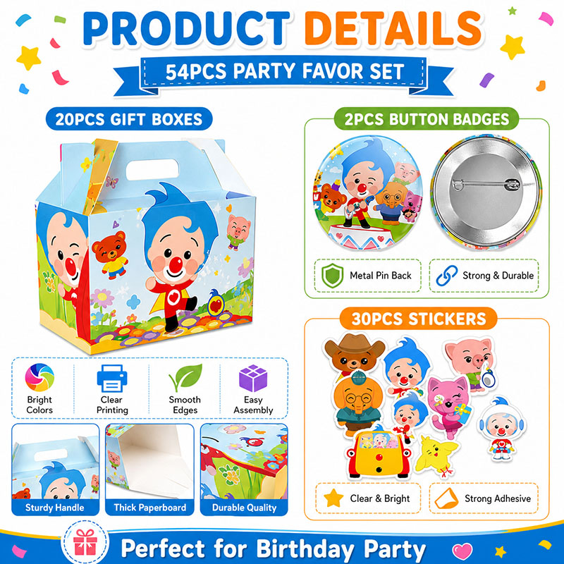 PLIM Cartoon Pattern Paper box - Plyo Box Set 评论和价格