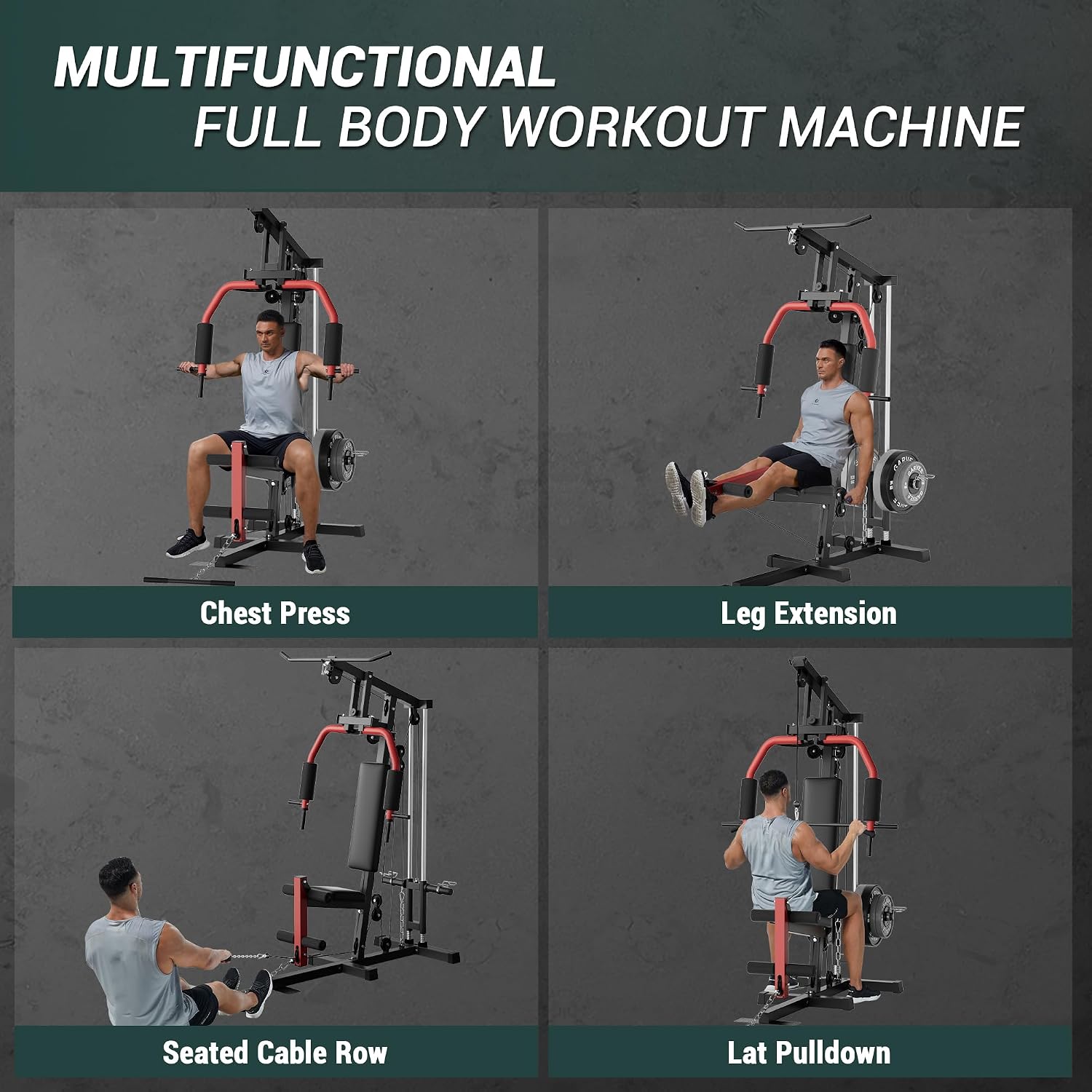 Full-Body Home Gym Machine wit - Home Gym Lat Pulldown Machine 评论和价格