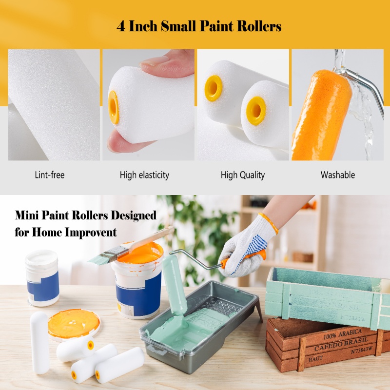 10PCS 4 Inch High Absorption F - Foam Roller High Density 评论和价格