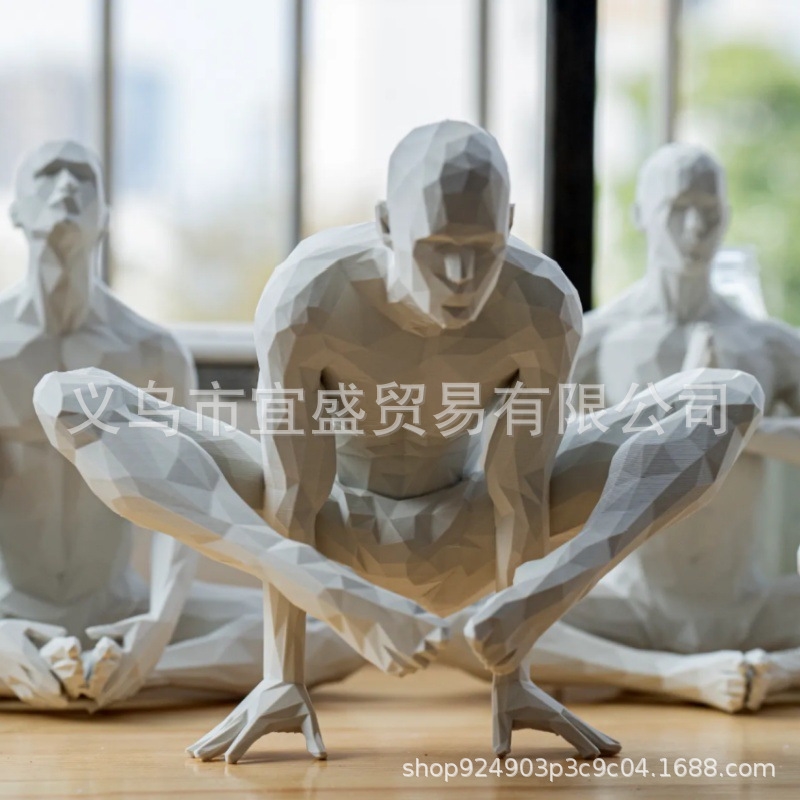 Yoga Man Figurine Minimalist H - Home Gym Minimalist 评论和价格