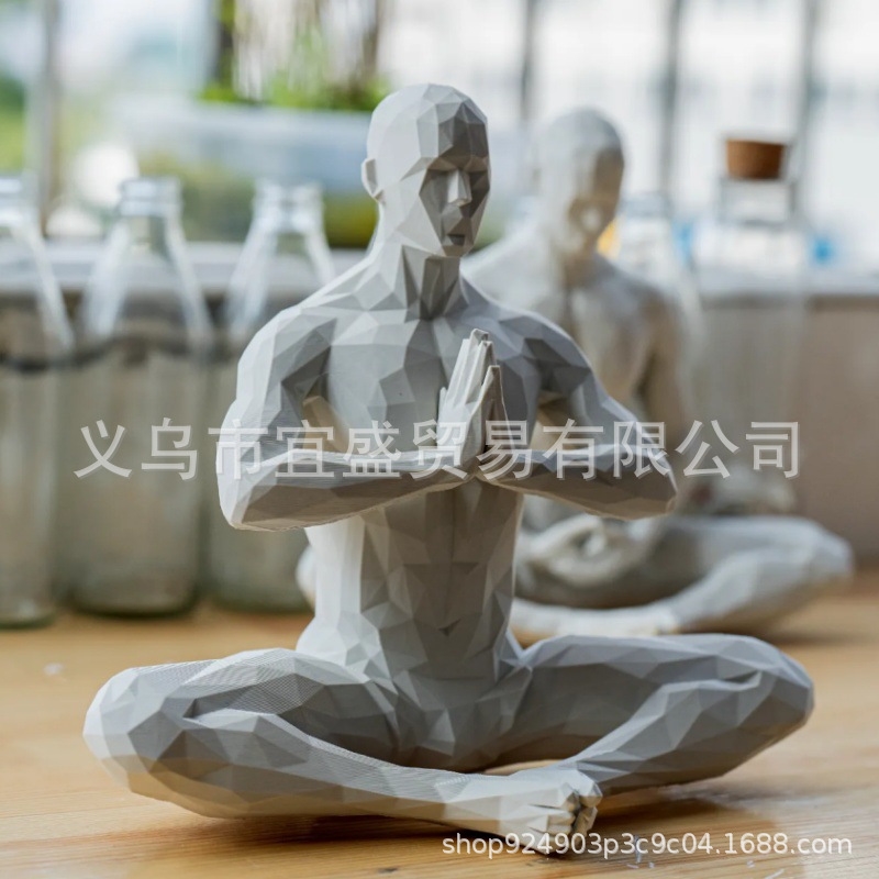 Yoga Man Figurine Minimalist H - Home Gym Minimalist 评论和价格