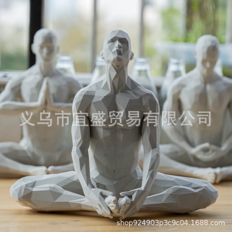 Yoga Man Figurine Minimalist H - Home Gym Minimalist 评论和价格