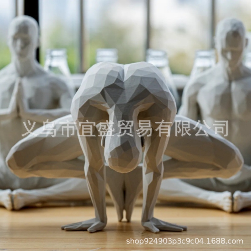 Yoga Man Figurine Minimalist H - Home Gym Minimalist 评论和价格