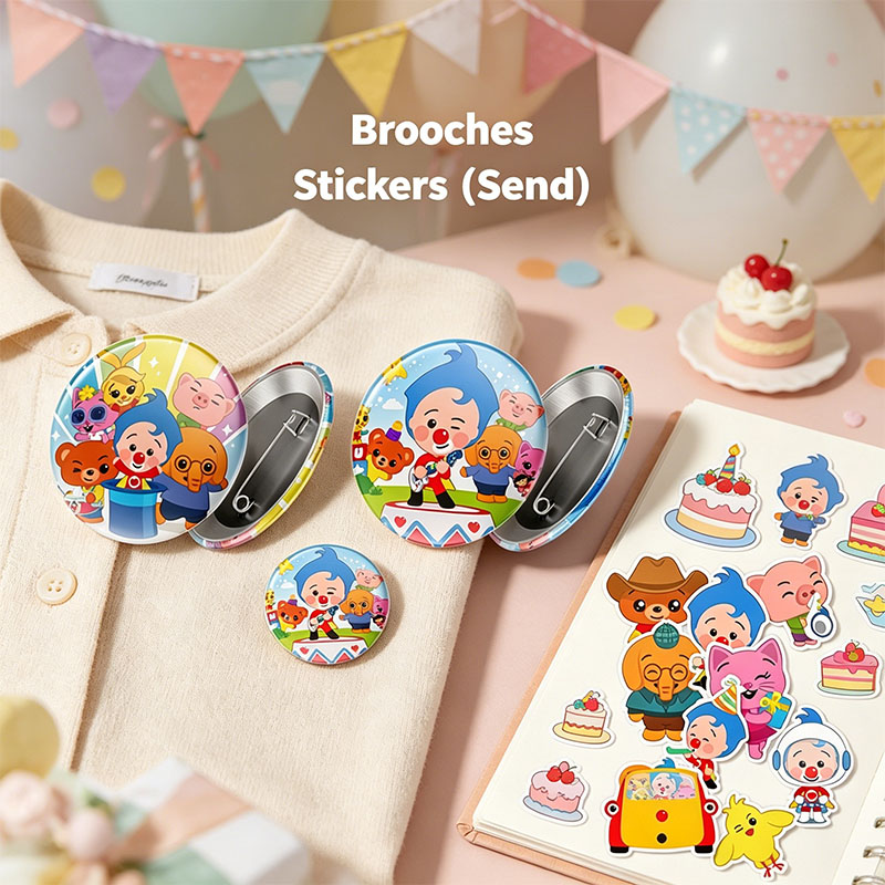 Colorful Plim Clown Characters - Plyo Box Set 评论和价格
