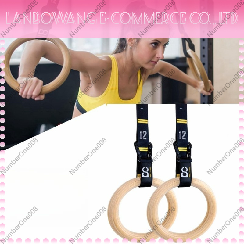 Solid Birch Wood Gymnastic Rin - Home Gym Set 评论和价格