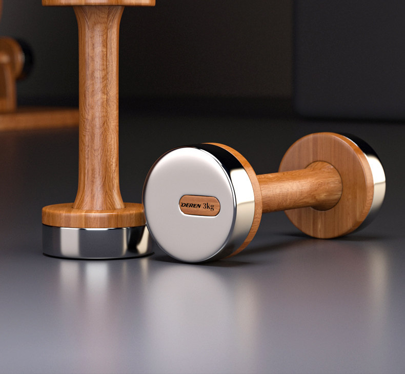 Wood & Steel Adjustable Dumbbe - Home Gym No Equipment 评论和价格