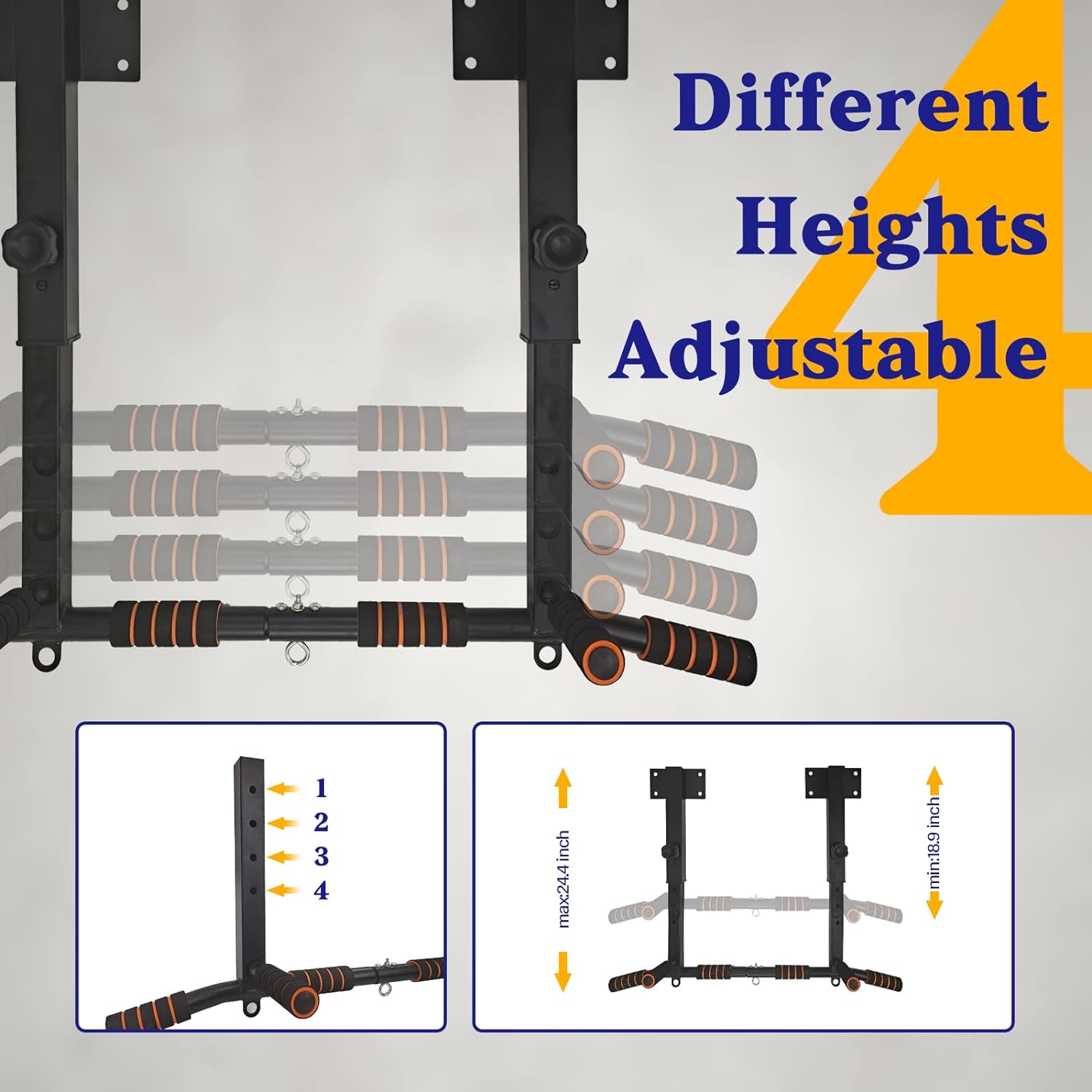 Multifunctional Dip Station Wa - Home Gym Wall 评论和价格