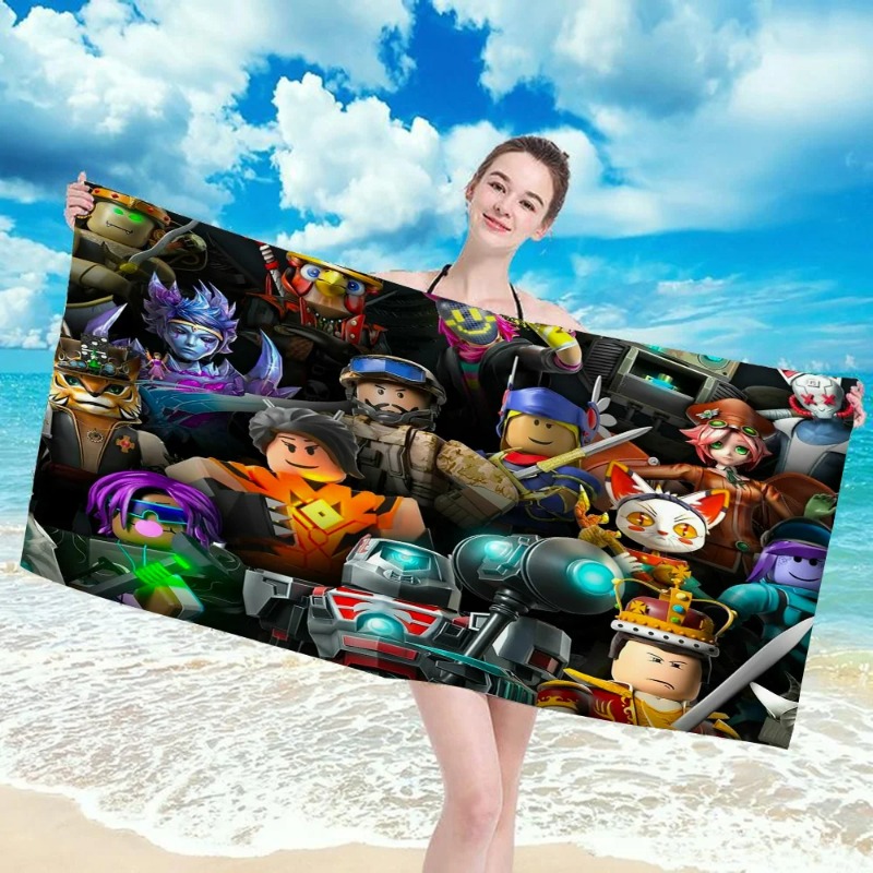 ROBLOXS Figure Bath Towels for - Sauna Home Gym 评论和价格