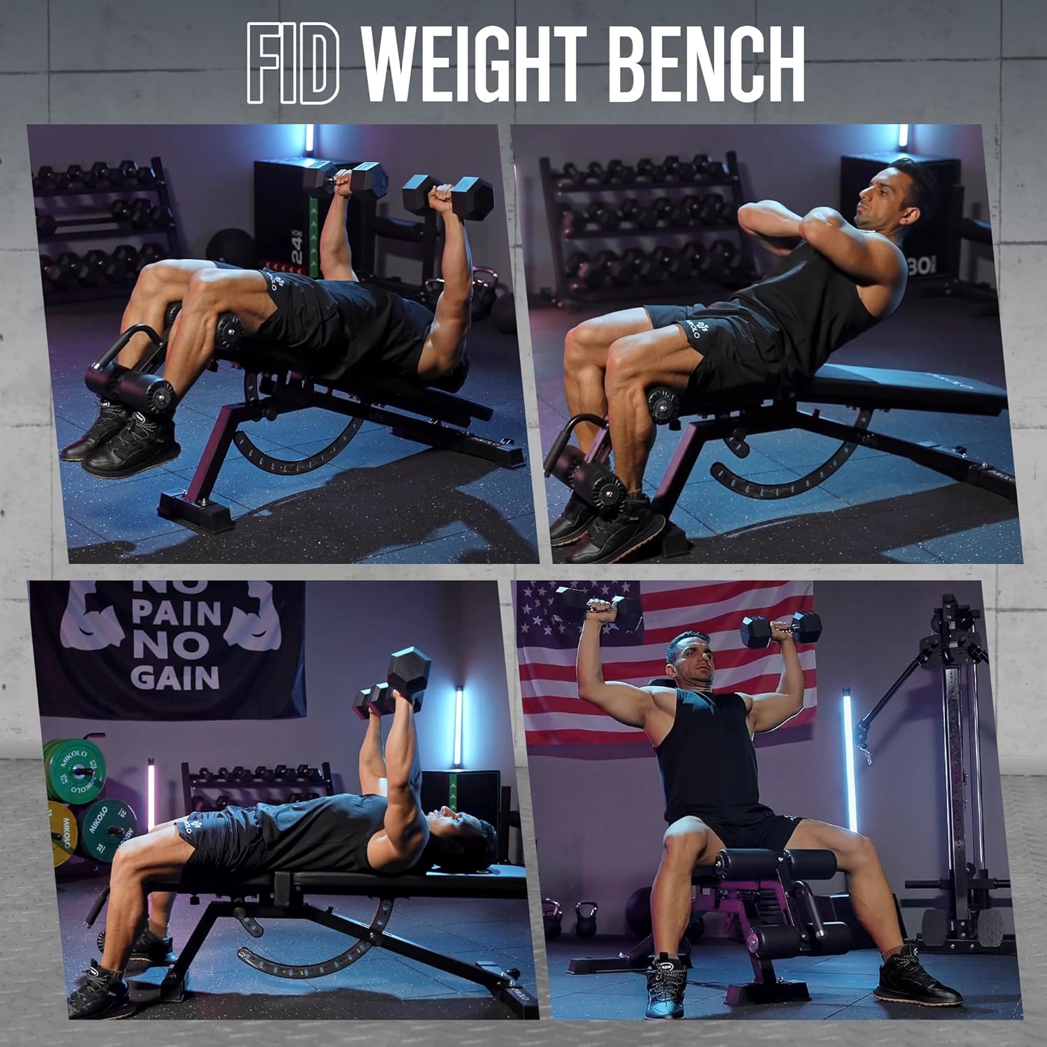Home Gym Weight Bench - Steel  - Home Gym Weight 评论和价格