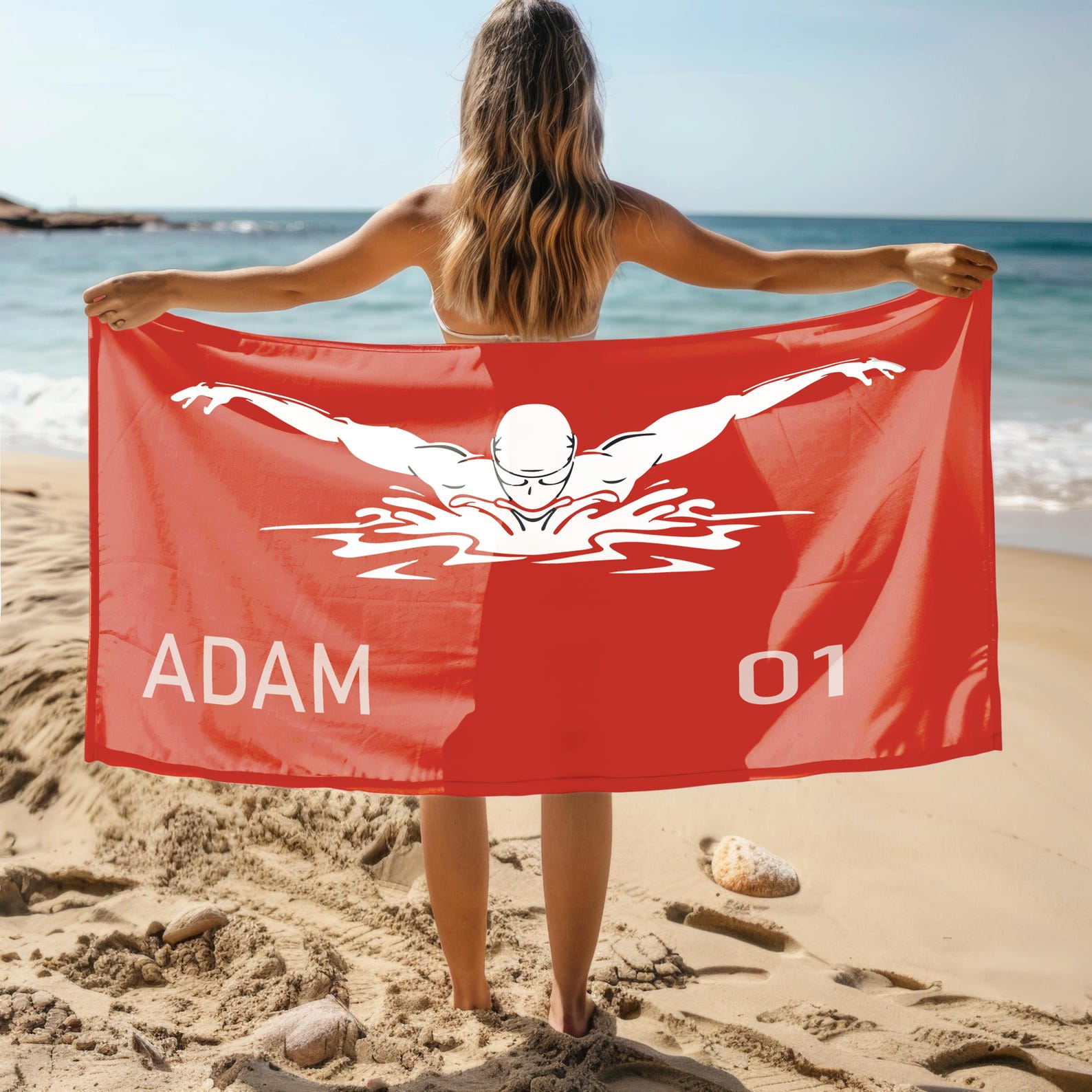 Swim Team Summer Beach Towel G - Sauna Home Gym 评论和价格