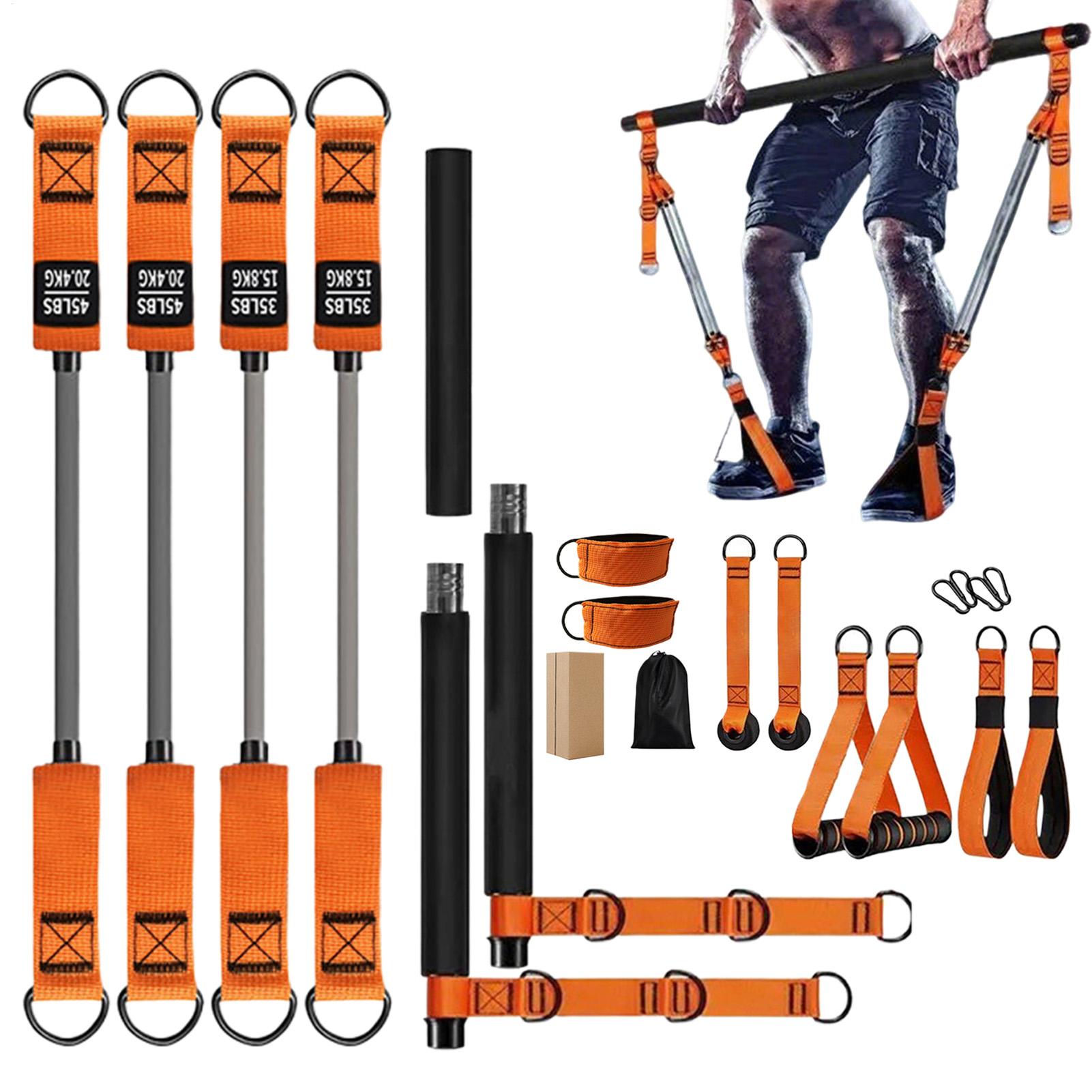 Portable Pilates Bar Kit Exerc - Home Gym Kit For Men 评论和价格