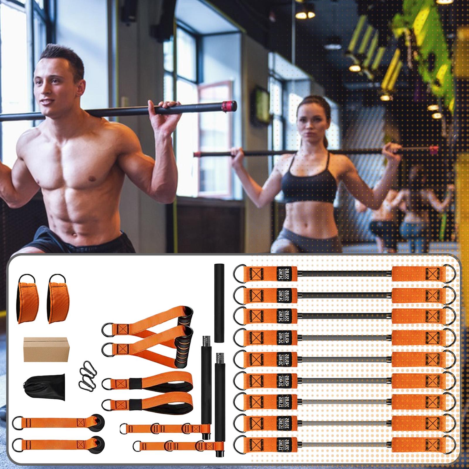 Portable Pilates Bar Kit Exerc - Home Gym Kit For Men 评论和价格
