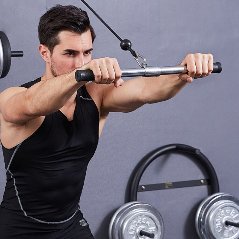 Pulley Cable Machine Lat Pull  - Home Gym Lat Pulldown Machine 评论和价格