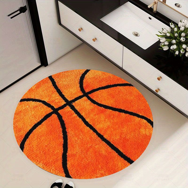 Basketball Pattern Round Rug F - Home Gym Mma 评论和价格
