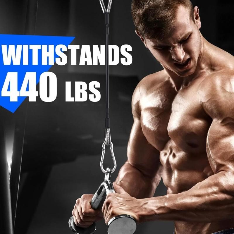 1/2Pcs 25cm Gym Cable Extensio - Home Gym Lat Pulldown Machine 评论和价格