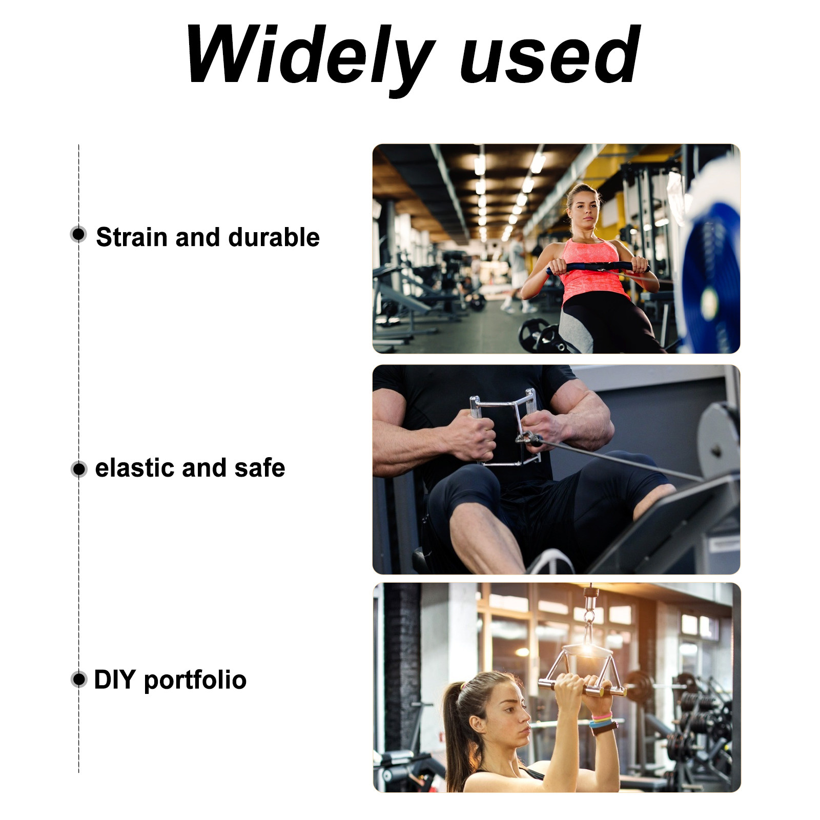 1Set DIY Gym Wire Rope Adjusta - Home Gym Equipment Diy 评论和价格