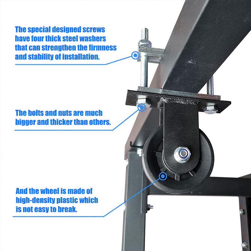 Heavy Duty Pulley System - Adj - Home Gym Lat Pulldown Machine 评论和价格