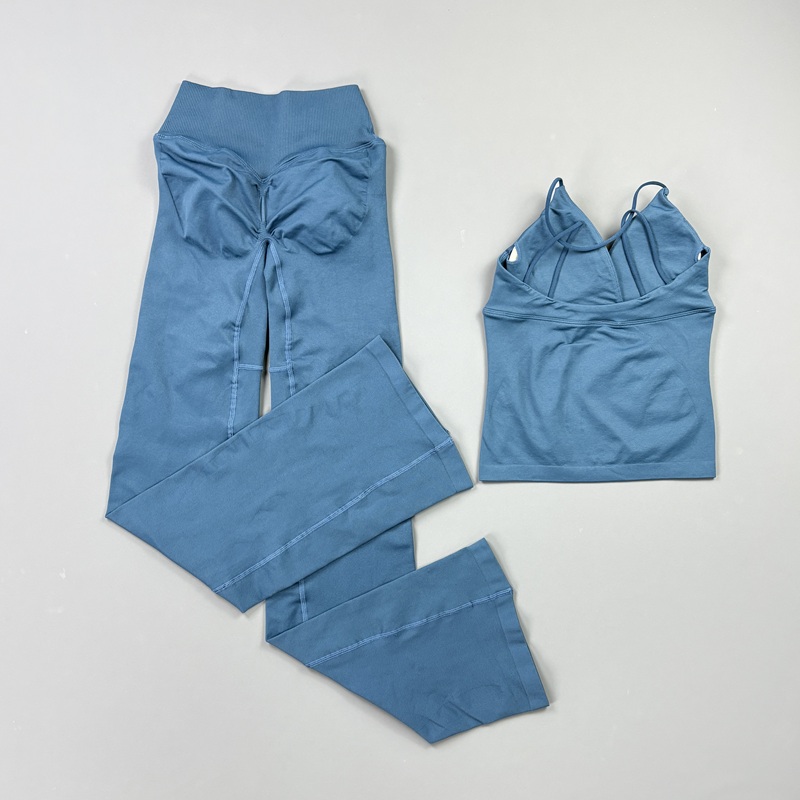 2Pcs Women Seamless Yoga Worko - Home Gym Set 评论和价格