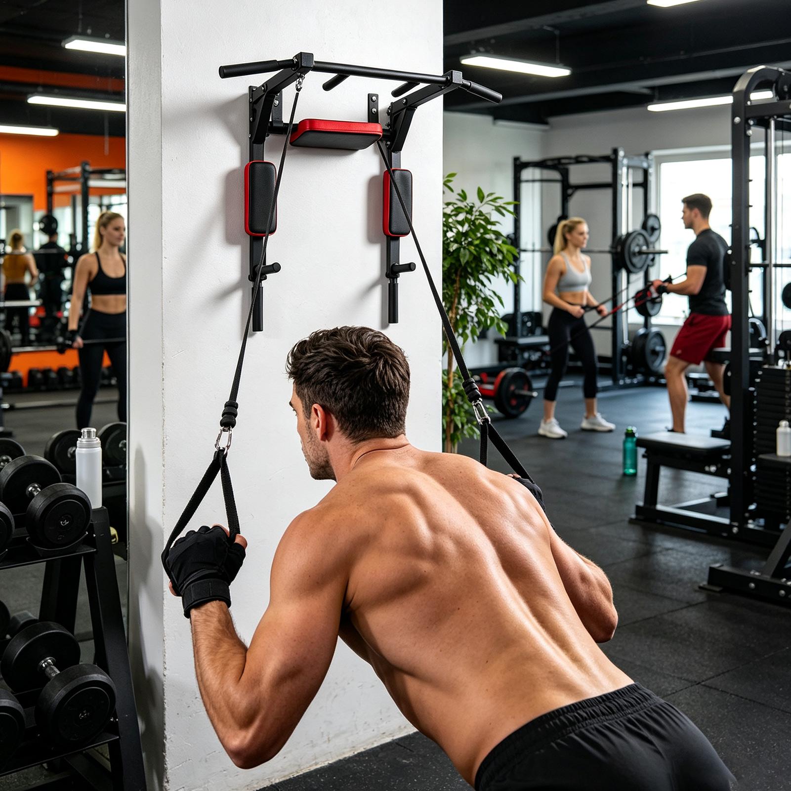 Wall-Mounted Pull-up Bar Fitne - Home Gym Wall 评论和价格